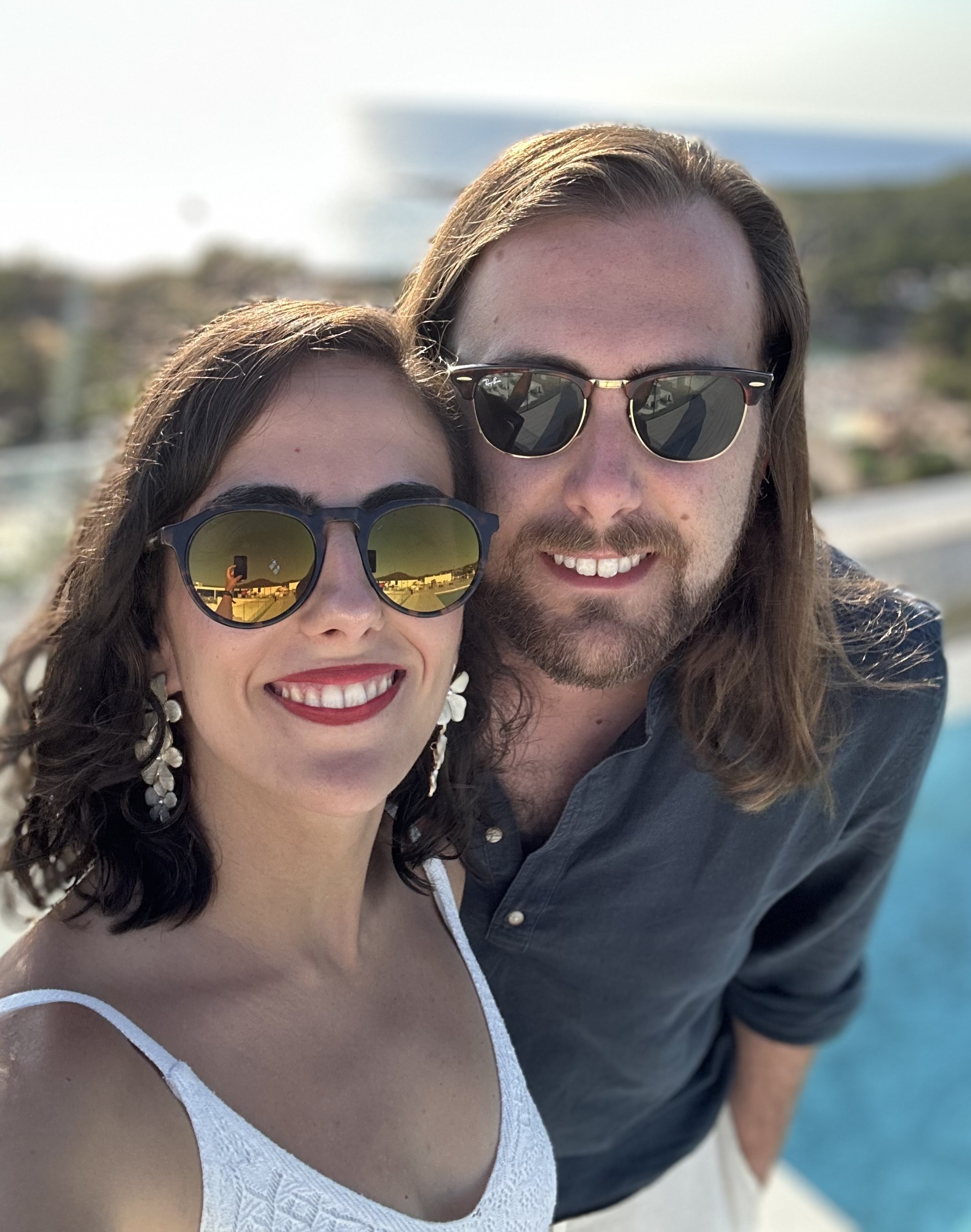 Belén y Dani en el viaje 2