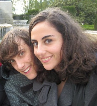 Belén y Dani en el viaje 2